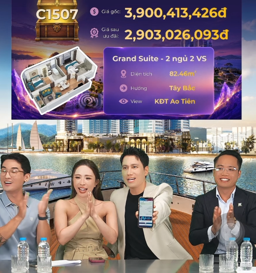 Mega livestream “Đón sóng Vân Đồn, săn tìm báu vật”: Bùng nổ tương tác, hàng trăm khách hàng để lại thông tin quan tâm dự án