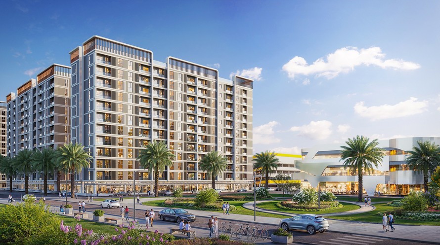 Thiết kế hiện đại và nổi bật của dự án đem đến không gian an cư chất lượng cho lực lượng CAND.