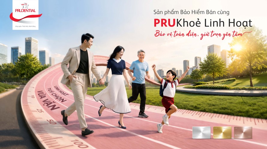 Prudential ra mắt giải pháp bảo hiểm sức khỏe linh hoạt hàng đầu “may đo” theo từng giai đoạn cuộc đời