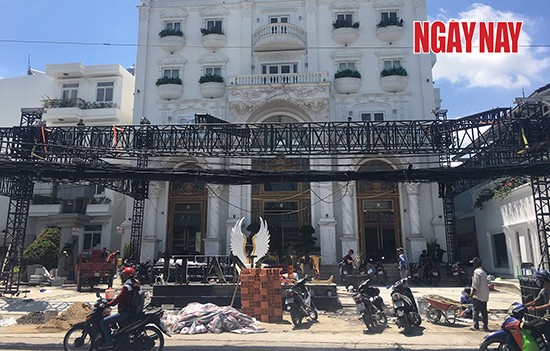 Bệnh viện Thẩm mỹ Quốc tế JT Angel đang chuẩn bị khai trương. Ảnh: Linh Vũ