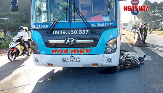 Hiện trường vụ tai nạn. Ảnh: Xuân Thời