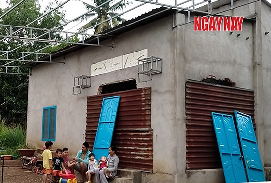 Gia đình bà Liên. Ảnh: Xuân Thời