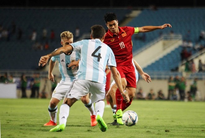 Công Phượng chưa thể hiện nhiều trước U20 Argentina