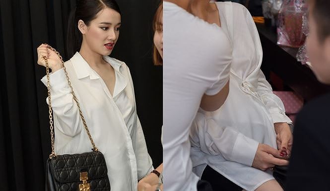 Nhã Phương nhiều lần để lộ vòng 2 to bất thường