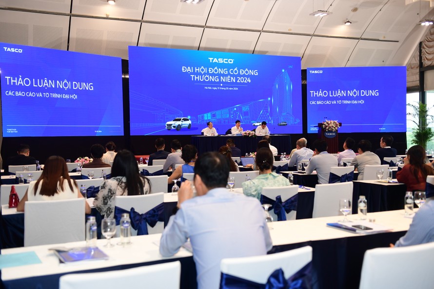Toàn cảnh phiên họp đại hội đồng cổ đông Tasco năm 2024 