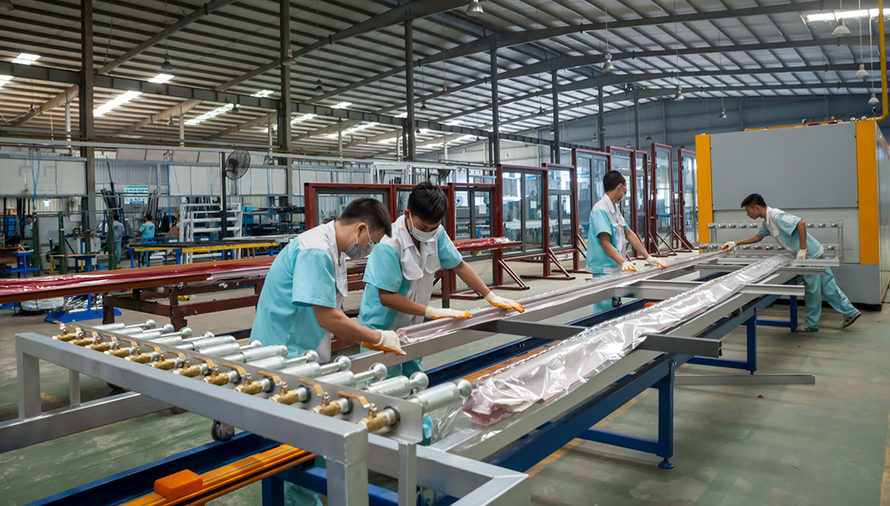 Eurowindow ứng dụng nhiều công nghệ hiện đại trong quy trình sản xuất góp phần giảm thiểu tác động đến môi trường 