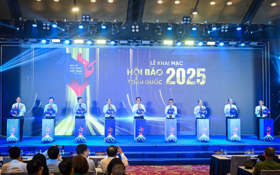 Toàn cảnh lễ khai mạc Hội báo toàn quốc 2025