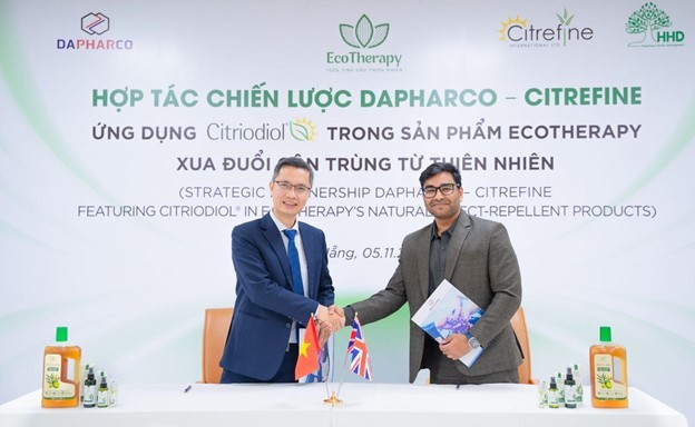 Lễ ký kết hợp tác chiến lược Dapharco với Citrefine International Ltd (Anh Quốc)