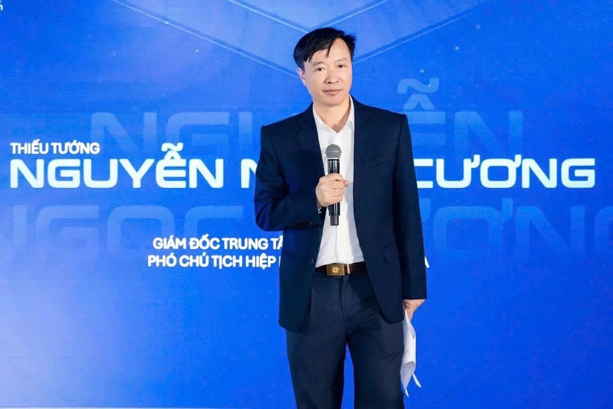 Thiếu tướng, TS.Nguyễn Ngọc Cương - Giám đốc Trung tâm Dữ liệu Quốc gia.