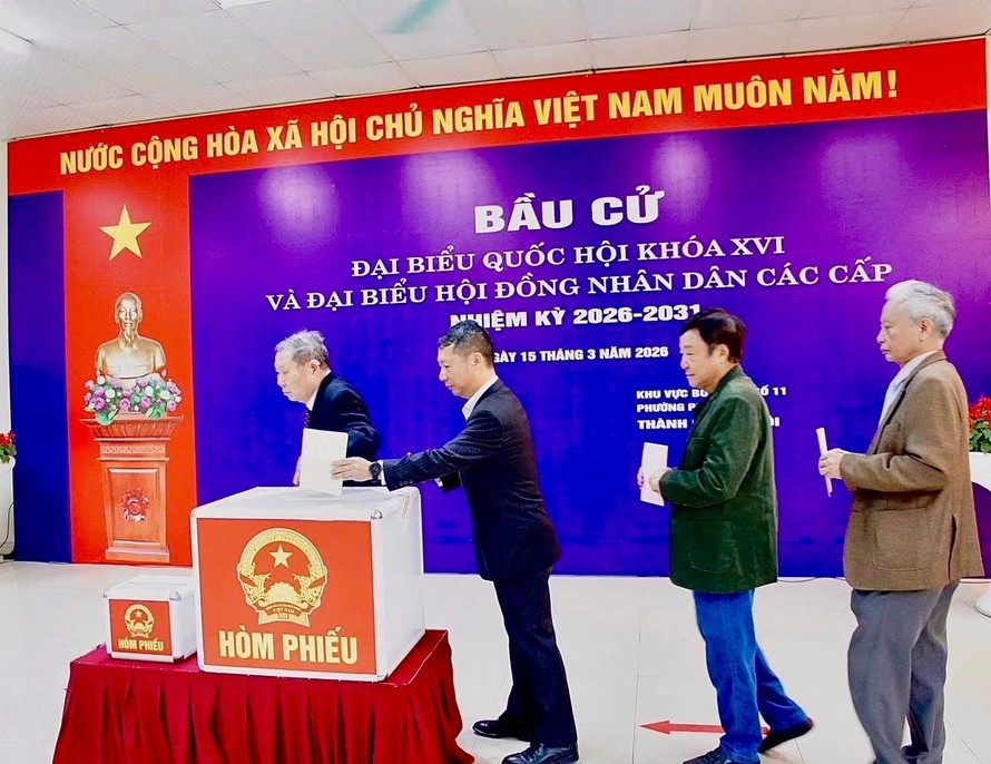 Phường Phú Thượng: Tỷ lệ cử tri đi bầu cử đạt 99,40%