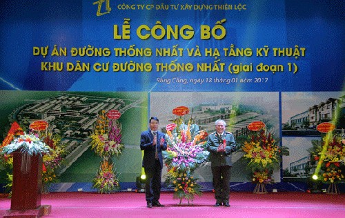 Dự án xây dựng khu dân cư và tuyến đường thống nhất tạo diện mạo mới cho Sông Công