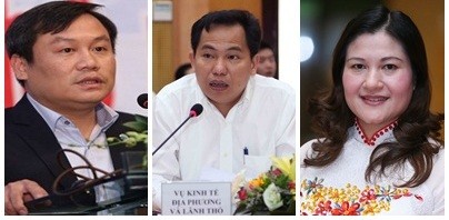  Thứ trưởng Bộ Kế hoạch và Đầu tư Vũ Đại Thắng, Lê Quang Mạnh; Thứ trưởng Bộ Lao động - Thương binh và Xã hội Nguyễn Thị Hà.