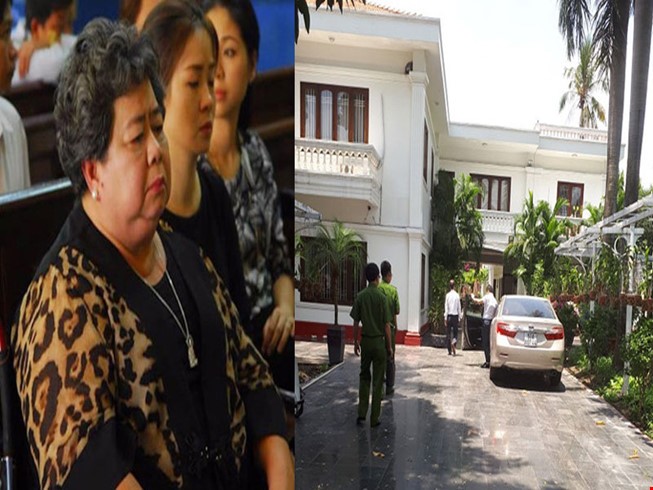 Cơ quan công an đang khám xét nhà bà Phấn.