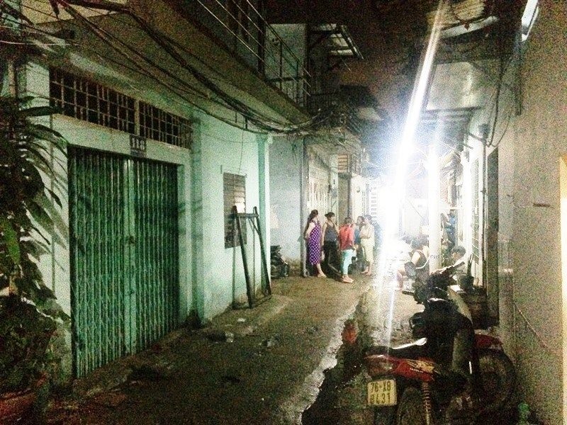 Con hẻm nơi xảy ra vụ án