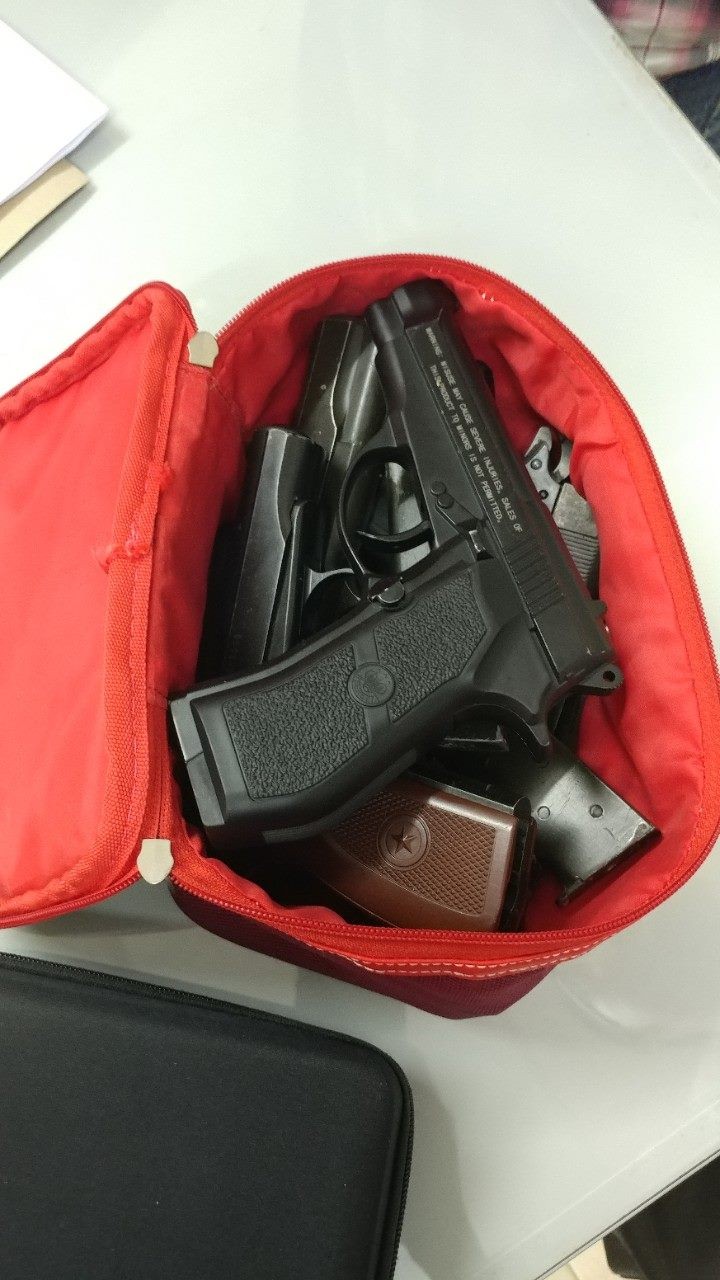 Tang vật súng cơ quan công an thu giữ được. Ảnh: Vietnamnet