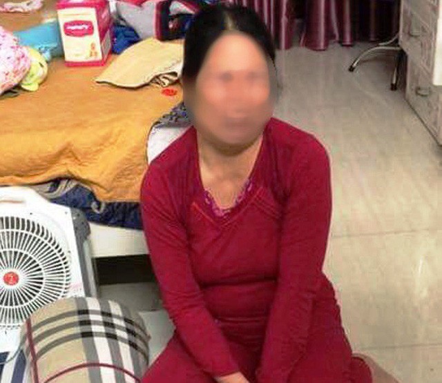 Người phụ nữ bạo hành bé gái 1 tháng tuổi. Ảnh:Vietnamnet