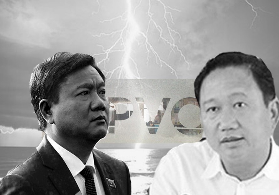 Ông Đinh La Thăng và ông Trịnh Xuân Thanh. Ảnh: VIetnamnet