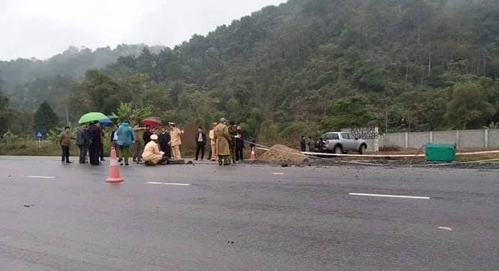 Hiện trường vụ việc. Ảnh: Vietnamnet