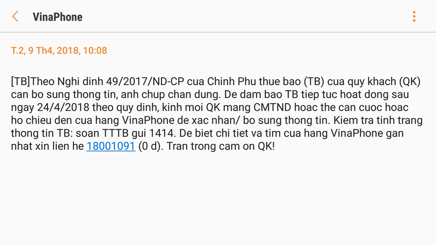 Bộ trưởng Trương Minh Tuấn: 'Nhà mạng không thể lùi ngày bổ sung ảnh chân dung thuê bao'