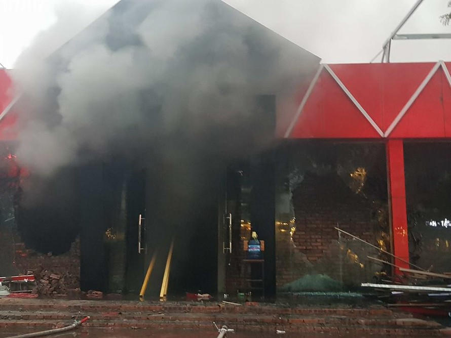 Hải Phòng: Nguyên nhân gây cháy quán bia Five Beer Club là do hàn xì