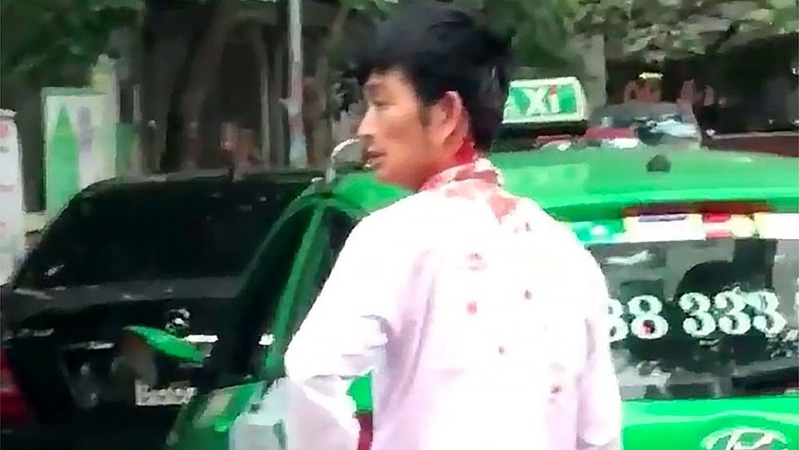 Tài xế taxi Đinh văn Điềm. Ảnh: VietNamNet