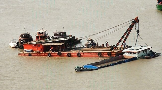 Hiện trường vụ tai nạn. Ảnh: PLO