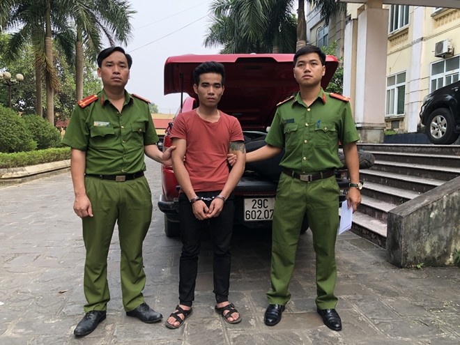 Công an bắt giữ được hung thủ vụ án xác người trơ xương trong phòng kín. Ảnh: CAND