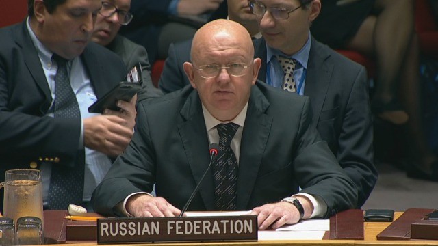 Đại sứ Nga Vasily Nebenzya. Ảnh: AMN