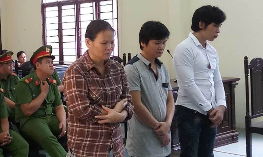 Các đối tượng tại phiên tòa. Ảnh: VietNamNet