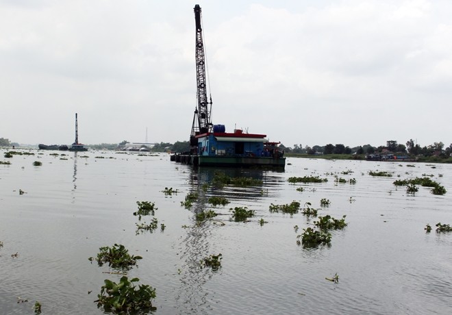 Đoạn sông nơi xảy ra vụ tai nạn. Ảnh: CAND