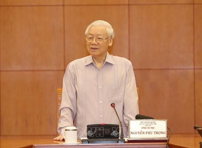 Tổng Bí thư, Chủ tịch nước Nguyễn Phú Trọng. Ảnh: TTXVN