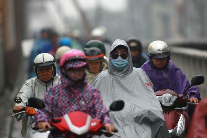 Không khí lạnh gây mưa dông cho miền Bắc trong 2 ngày tới