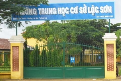 Trường THCS Lộc Sơn. Ảnh: Đất Việt