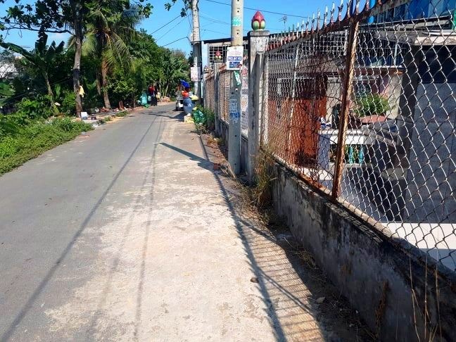 Vị trí thai nhi bị vứt bỏ. Ảnh: Người Đưa Tin