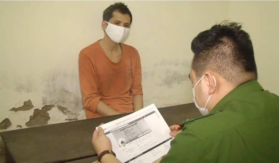 Đối tượng Nguyễn Hoài Nam. Ảnh: Vietnamnet