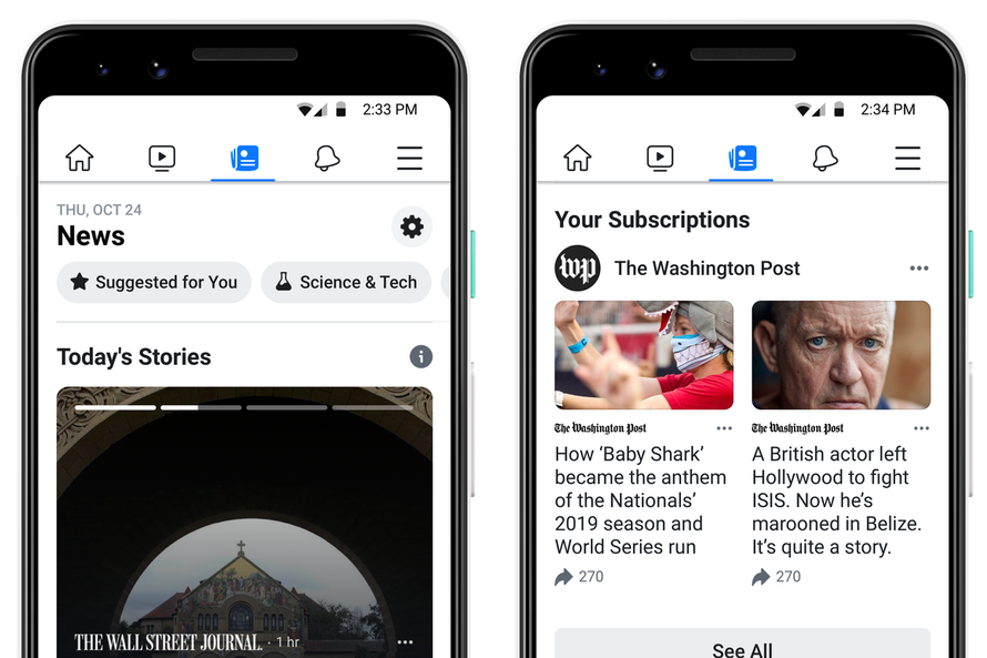Facebook từ chối chia sẻ tiền quảng cáo với truyền thông