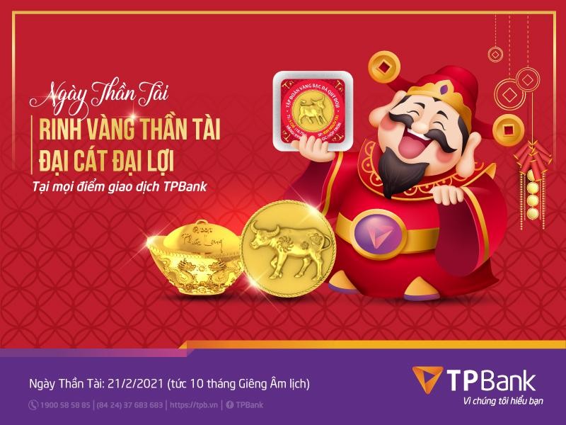 Săn vàng Kim Ngưu, rước lộc đầu năm cùng TPBank 