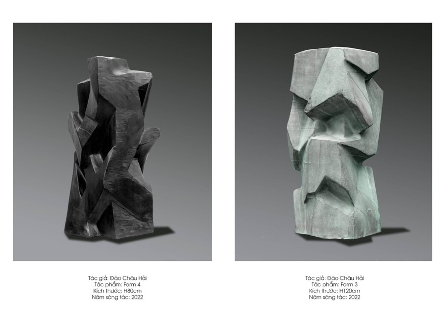 Cuộc gặp gỡ của điêu khắc và hội họa tại triển lãm “Không Vô Can và Ballad Biển Đông”.