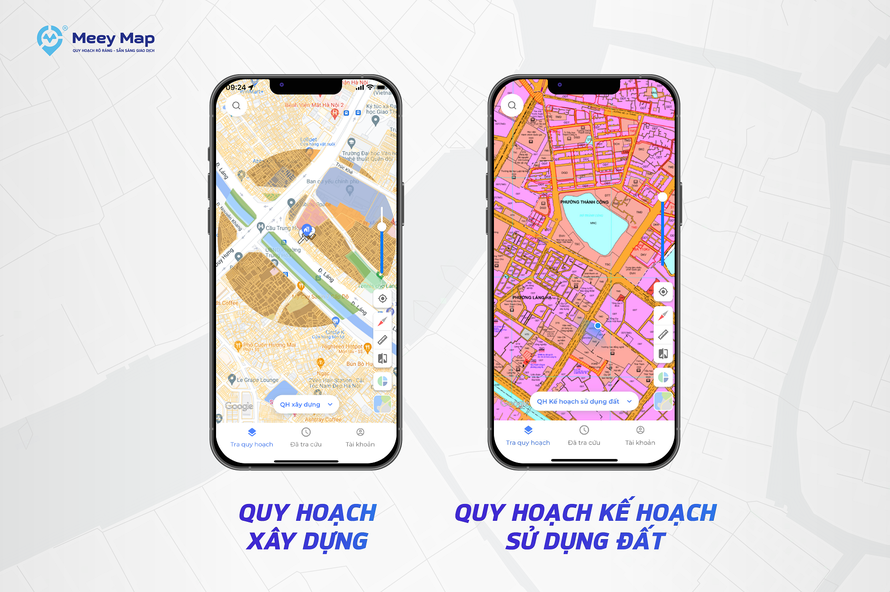 Meey Map tiên phong trong cập nhật dữ liệu quy hoạch.