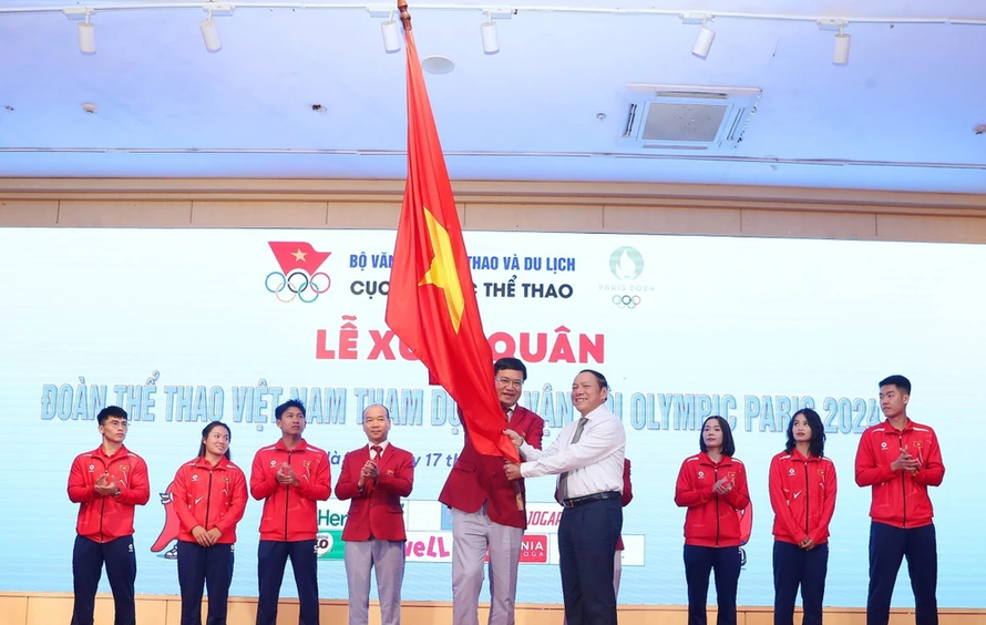 Đoàn Thể thao Việt Nam lên đường dự Olympic Paris 2024