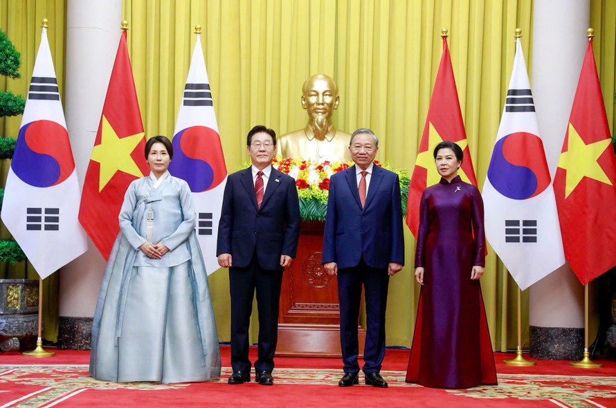 Tổng Bí thư, Chủ tịch nước Tô Lâm chủ trì chiêu đãi Tổng thống Hàn Quốc