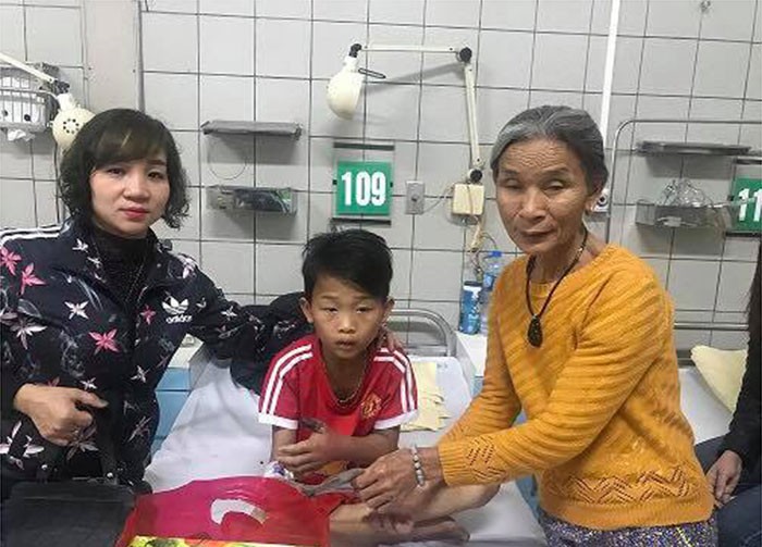 Bệnh nhi hiện đã ổn định. (Ảnh: BVCC)