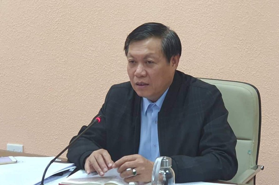 Thứ trưởng Đỗ Xuân Tuyên trả lời phỏng vấn. Ảnh VGP/Thúy Hà