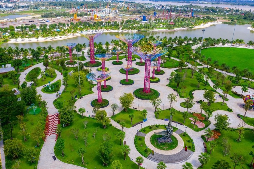 Công viên xanh rộng 36 ha tại đại đô thị Vinhomes Grand Park 
