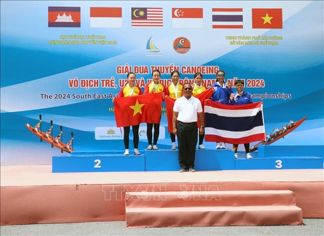 Việt Nam về Nhất toàn đoàn tại Giải Đua thuyền Rowing, Canoeing Đông Nam Á