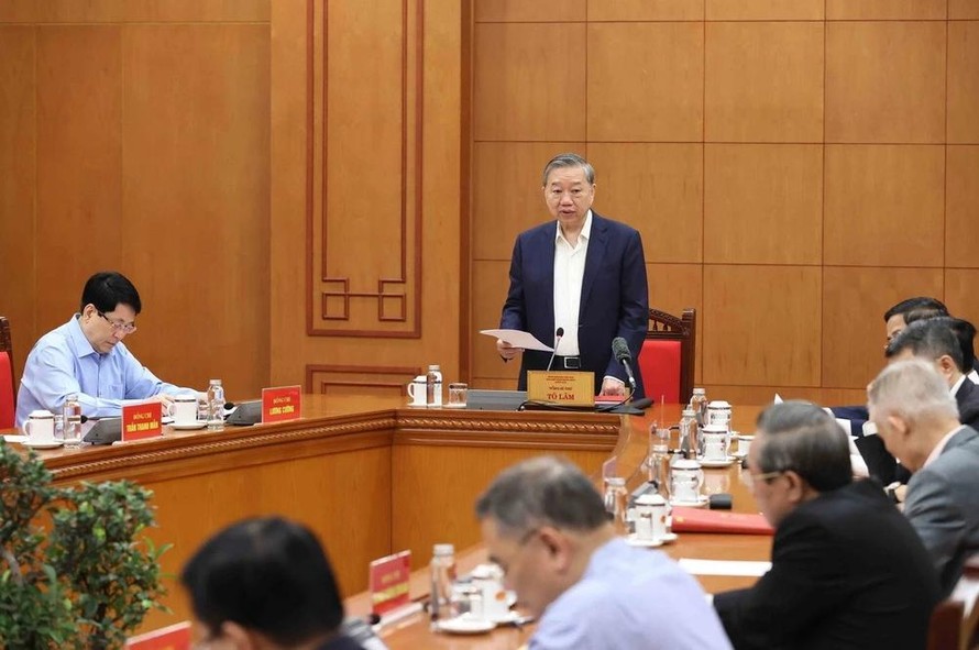 Tổng Bí thư Tô Lâm chủ trì Phiên họp lần thứ tư Tiểu ban Nhân sự Đại hội XIV của Đảng