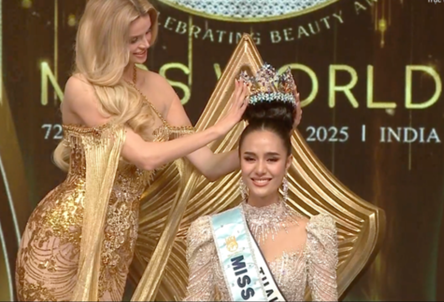 Hoa hậu Thái Lan giành vương miện Miss World 2025
