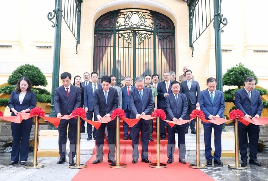 Tổng Bí thư Tô Lâm dự Lễ bàn giao công trình Tòa nhà Bắc Bộ Phủ