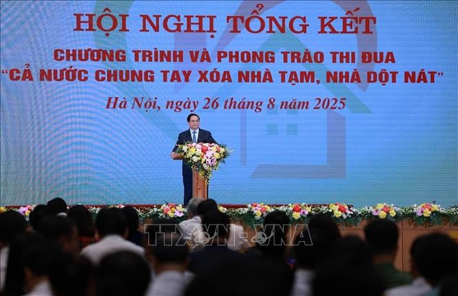 Thủ tướng Phạm Minh Chính: Hoàn thành xóa nhà tạm, nhà dột nát là công trình quốc gia đặc biệt của ý Đảng, lòng Dân