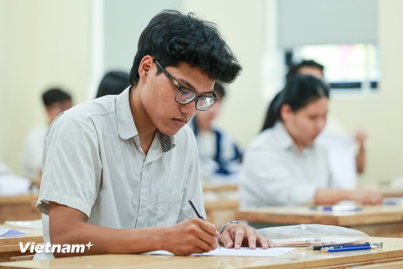 Thí sinh dự thi Tốt nghiệp Trung học phổ thông. Ảnh: PV/TTXVN.
